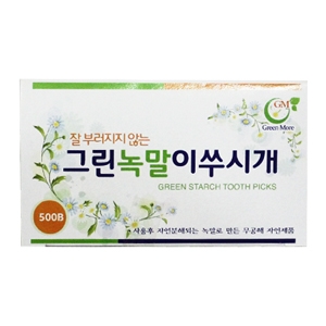 그린모아 녹말 이쑤시개 약500개